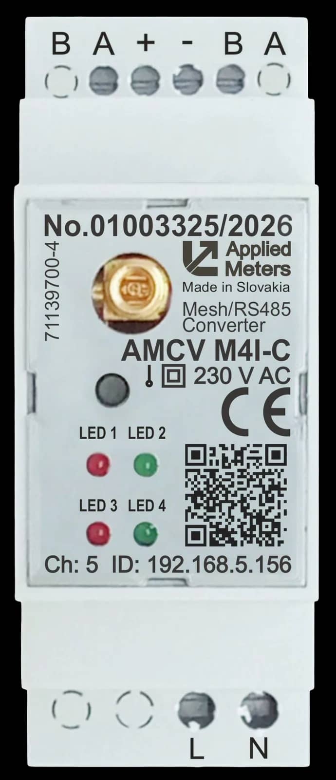 AMCV M4x – prevodník Mesh/RS485