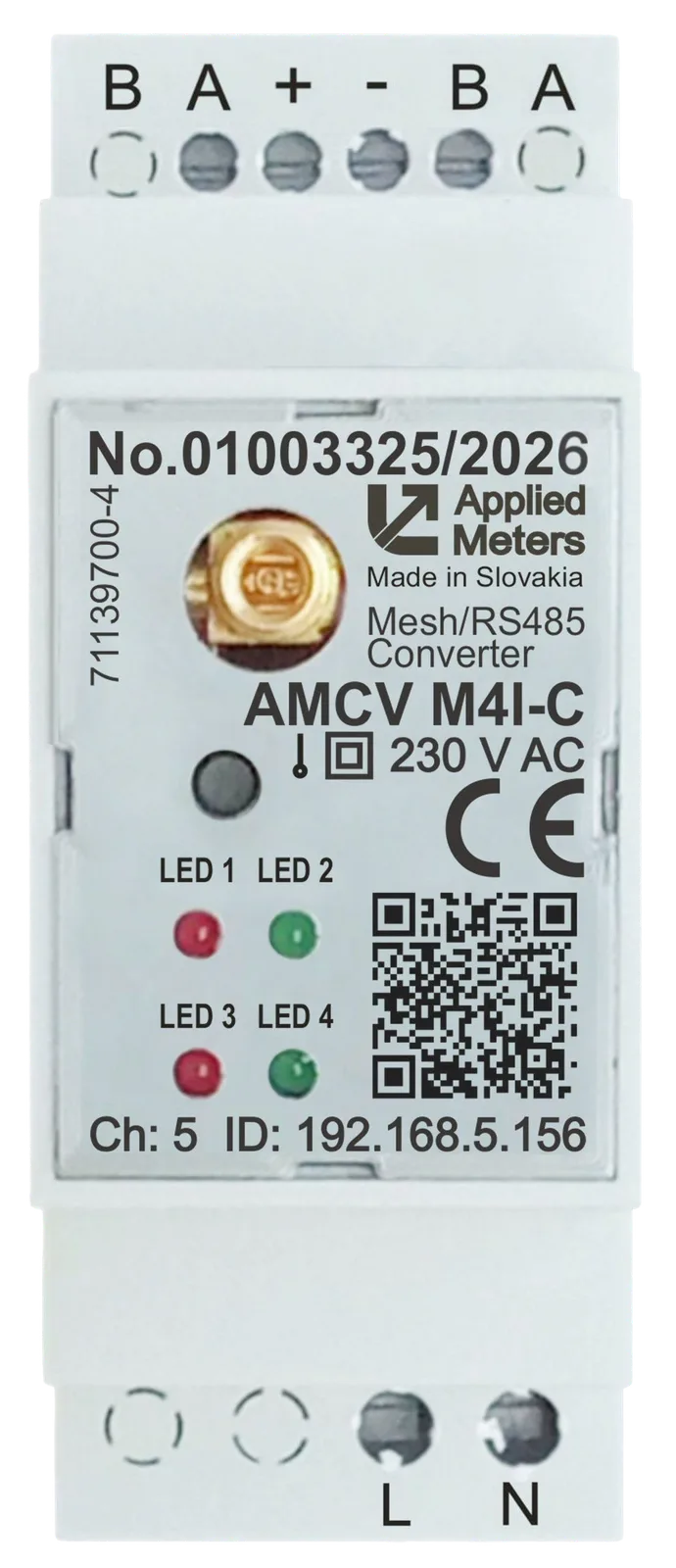 AMCV M4x, prevodník Mesh/RS485